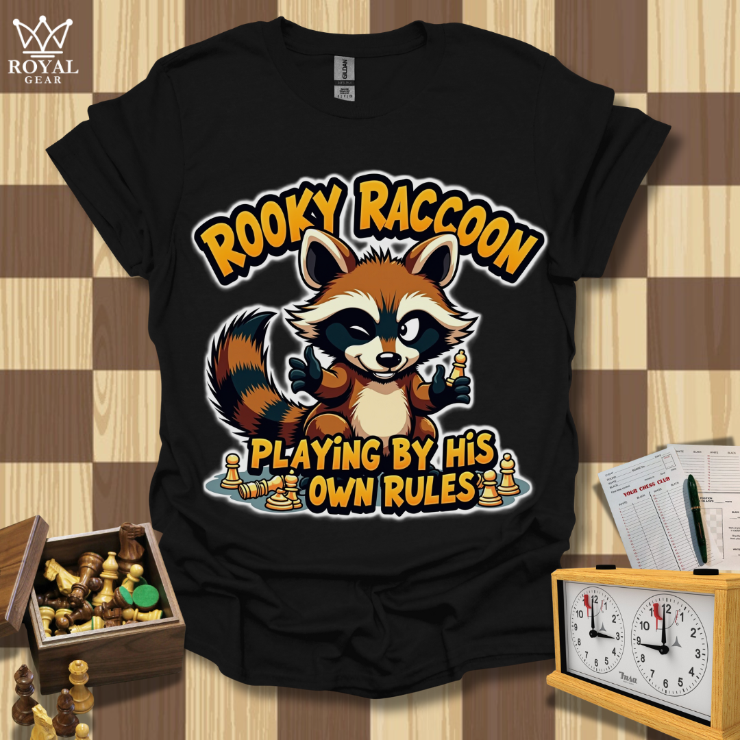 Rooky Raccoon Chess T-Shirt