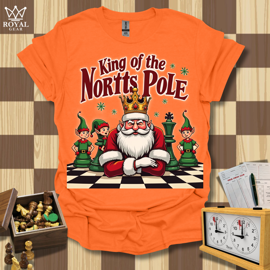 King of the Arctic Throne Chess T-Shirt