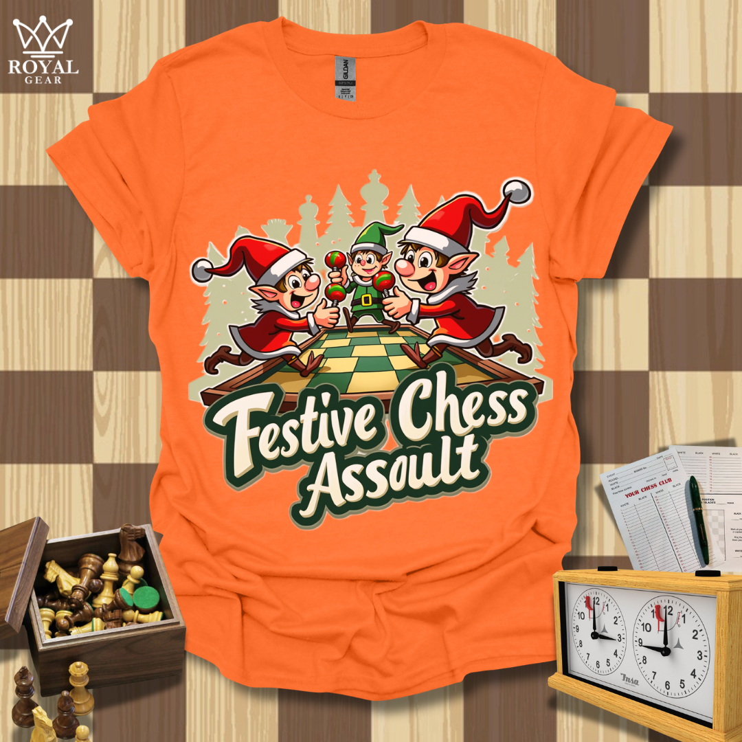 Jolly Elf Chess T-Shirt