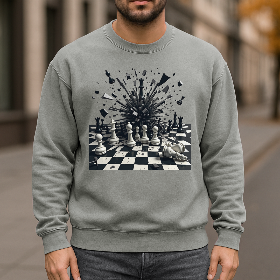 Chaos Unleashed Garment-Dyed Sweatshirt