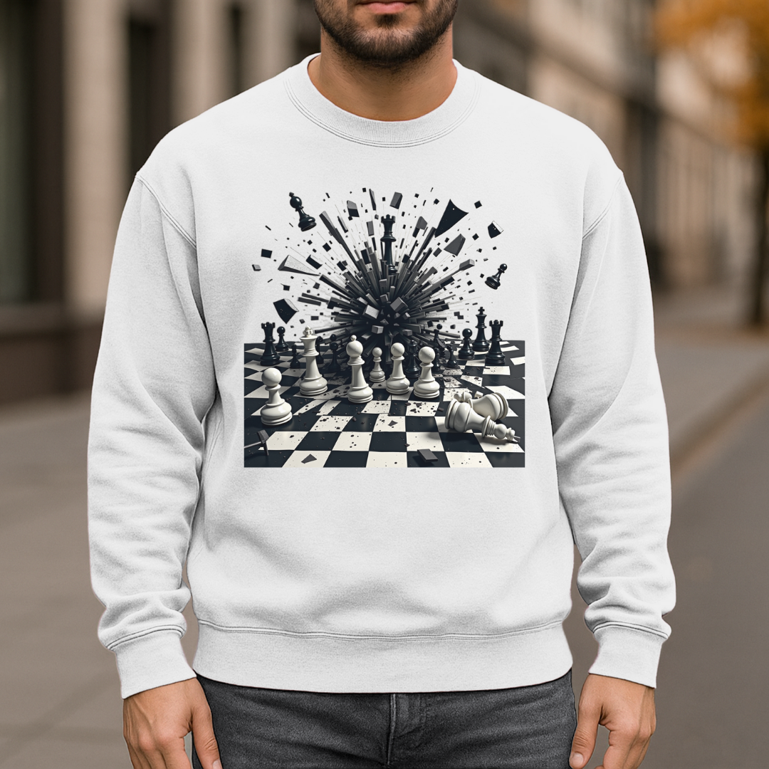 Chaos Unleashed Garment-Dyed Sweatshirt