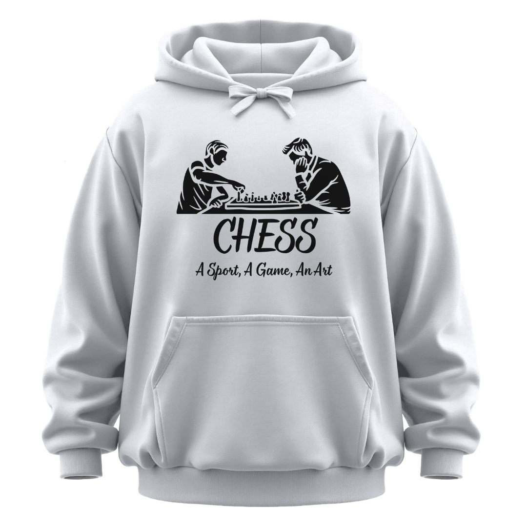 Chess, a Sport, a Game, An Art Garment-Dyed Hoodie
