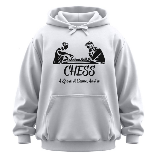 Chess, a Sport, a Game, An Art Garment-Dyed Hoodie
