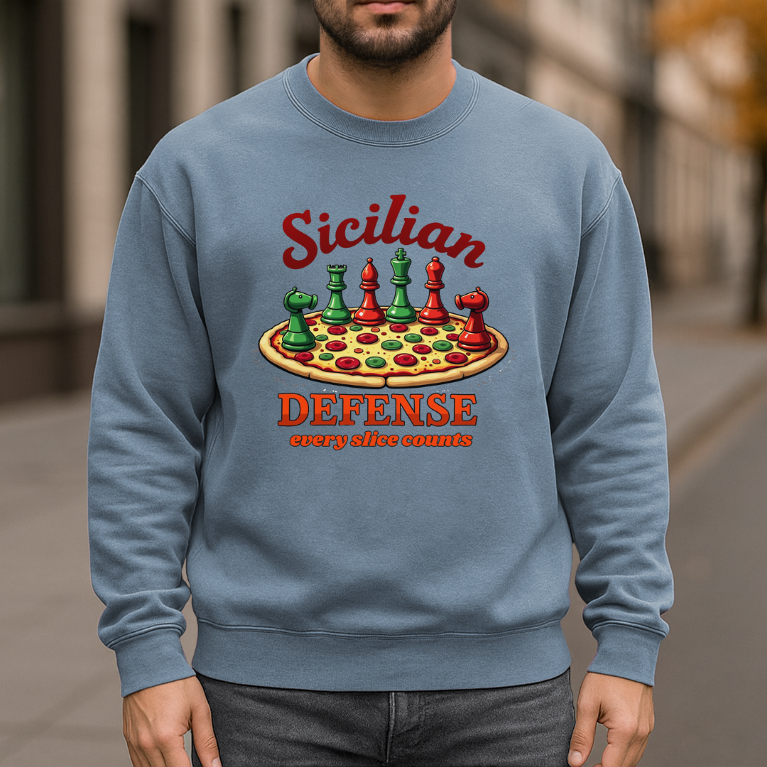 Sicilian Defense Garment-Dyed Sweatshirt