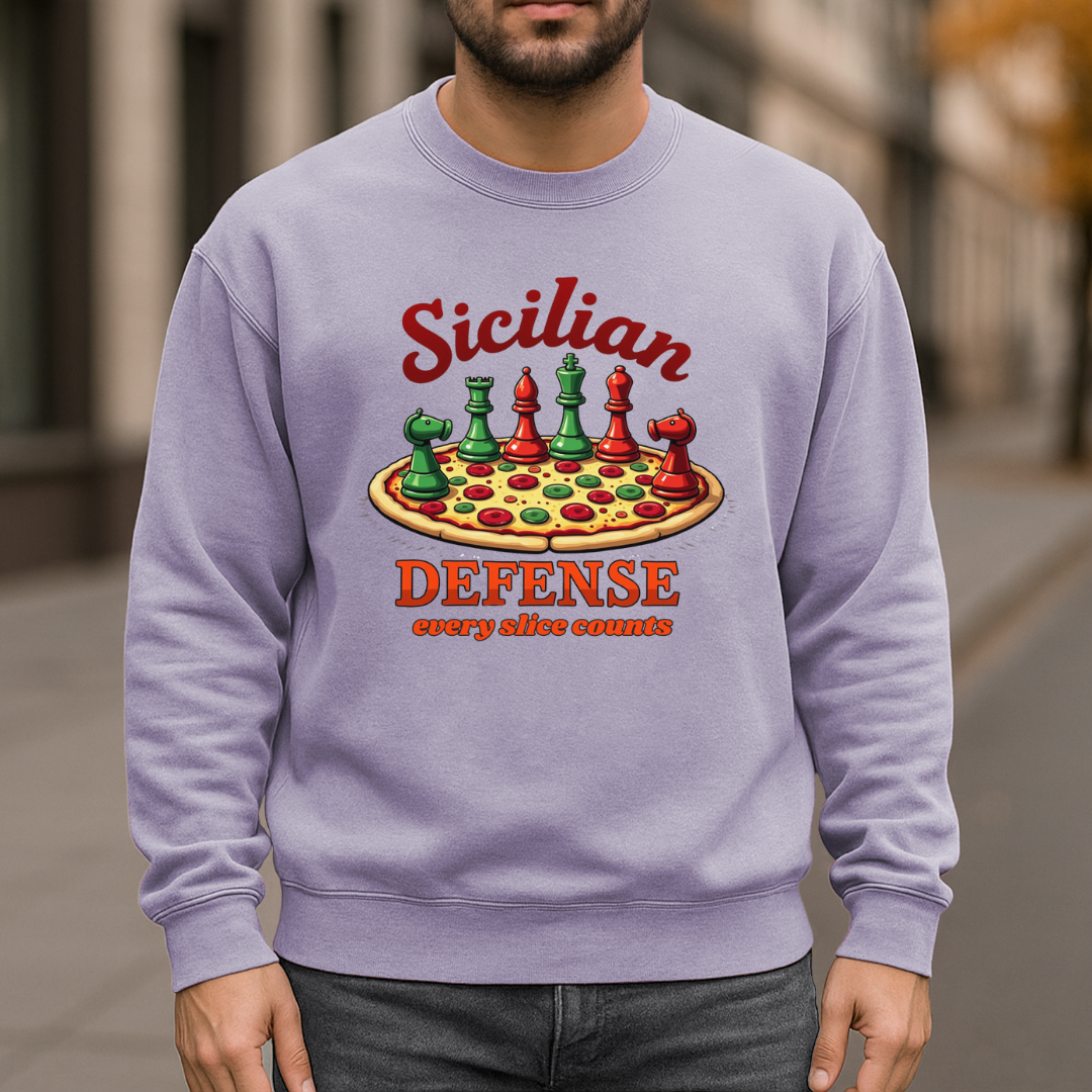 Sicilian Defense Garment-Dyed Sweatshirt