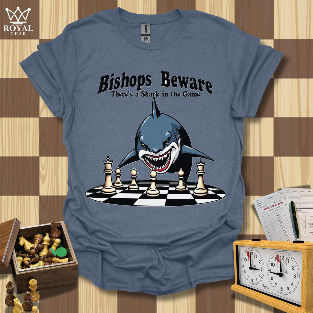 Shark Attack Chess T-Shirt