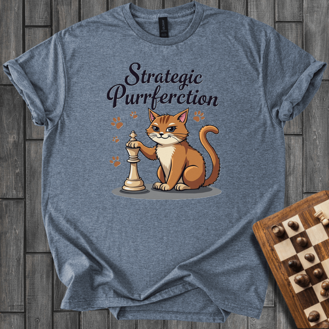 Cat Power Play Chess T-Shirt
