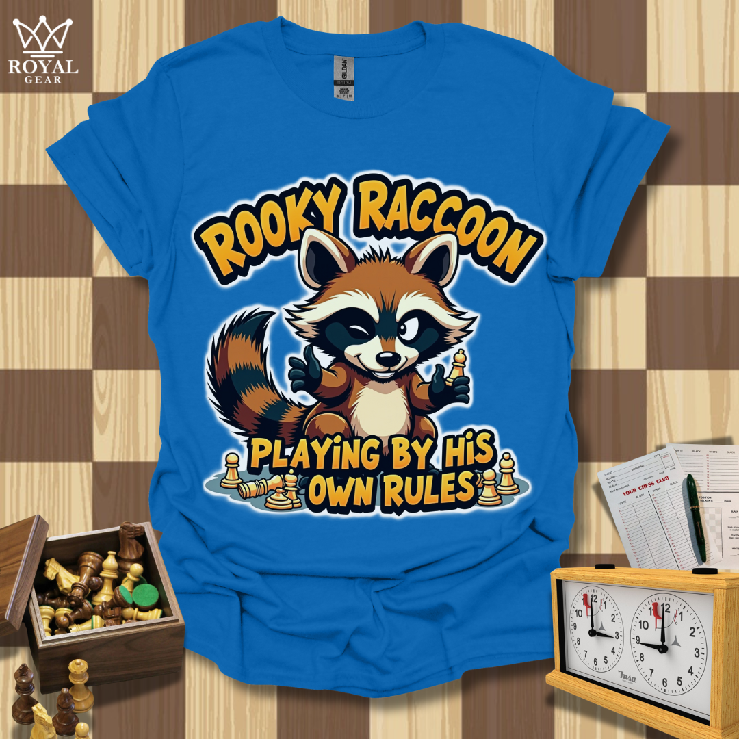 Rooky Raccoon Chess T-Shirt