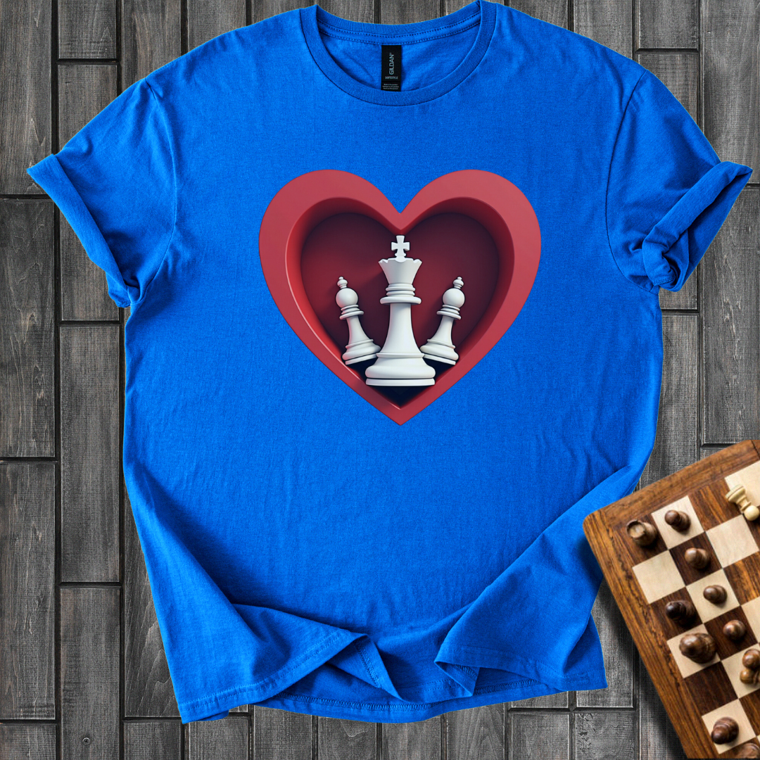 Royal Heart Chess T-Shirt