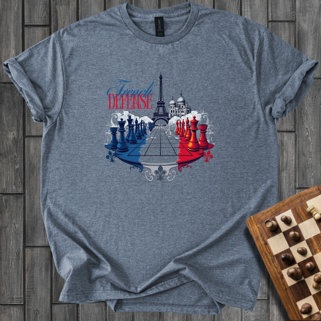 French Defense Chess T-Shirt