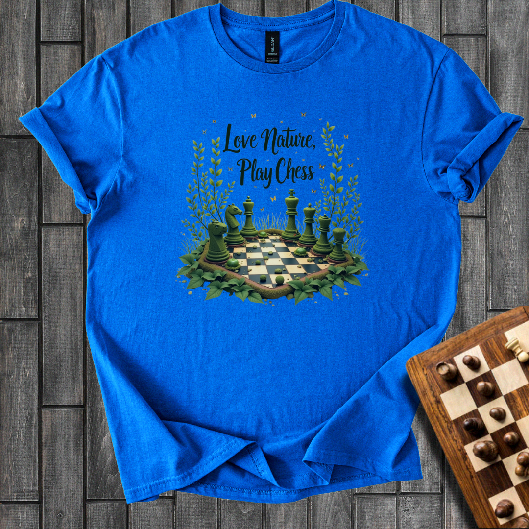 Love Nature, Play Chess T-Shirt