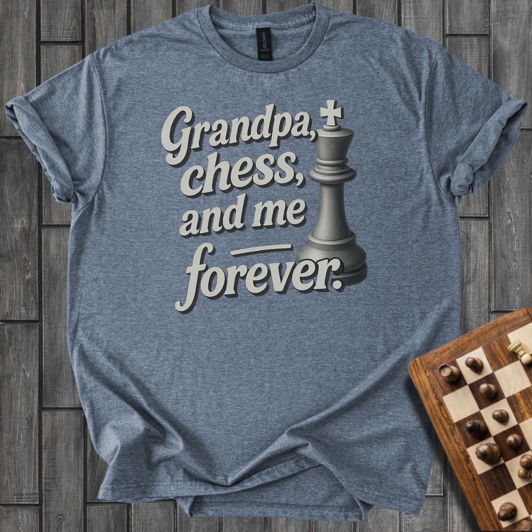 Grandpa, Chess And Me T-Shirt