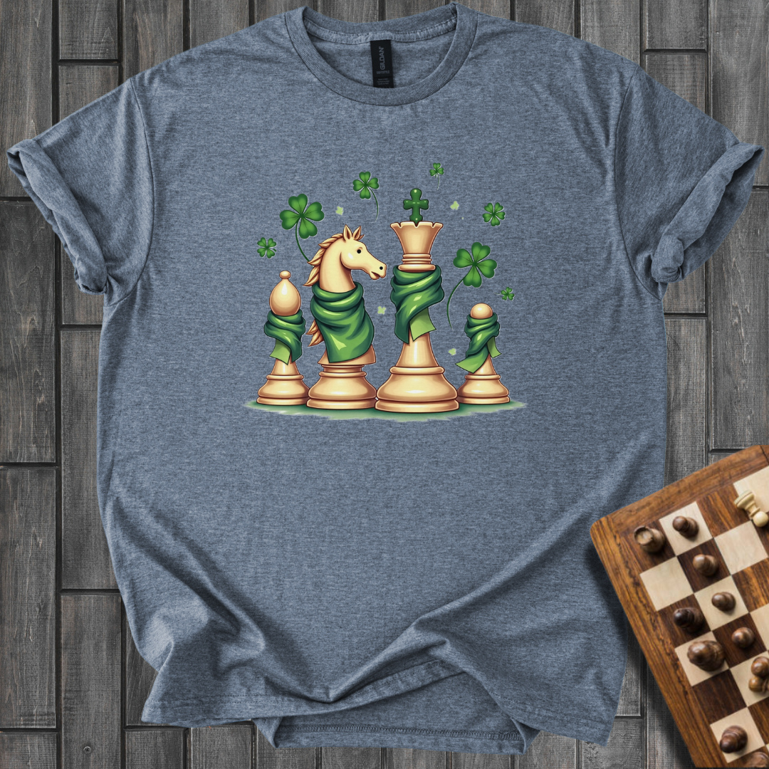 St. Patrick's Day Chess Pieces T-Shirt