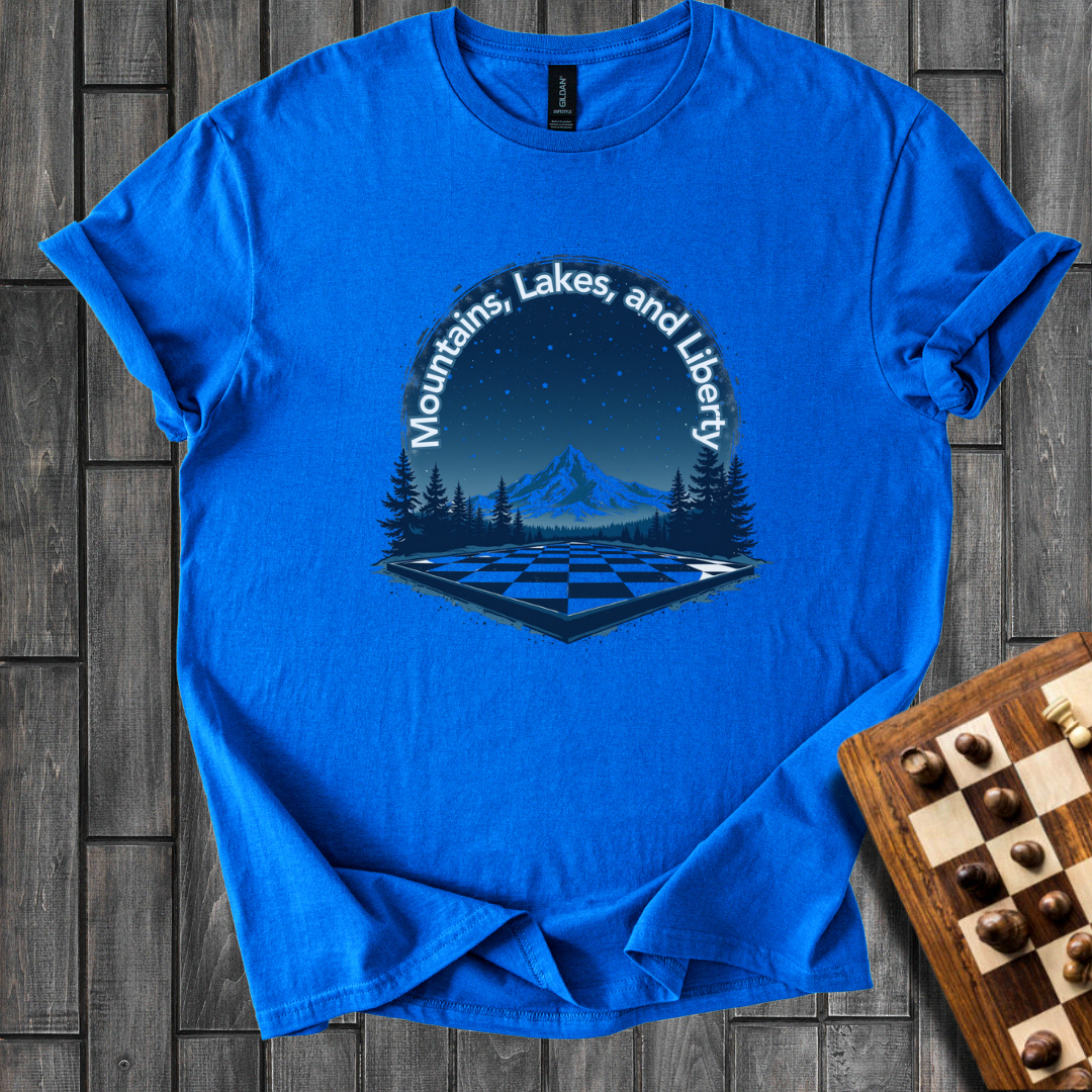 Mountains, Lakes, And Liberty T-Shirt