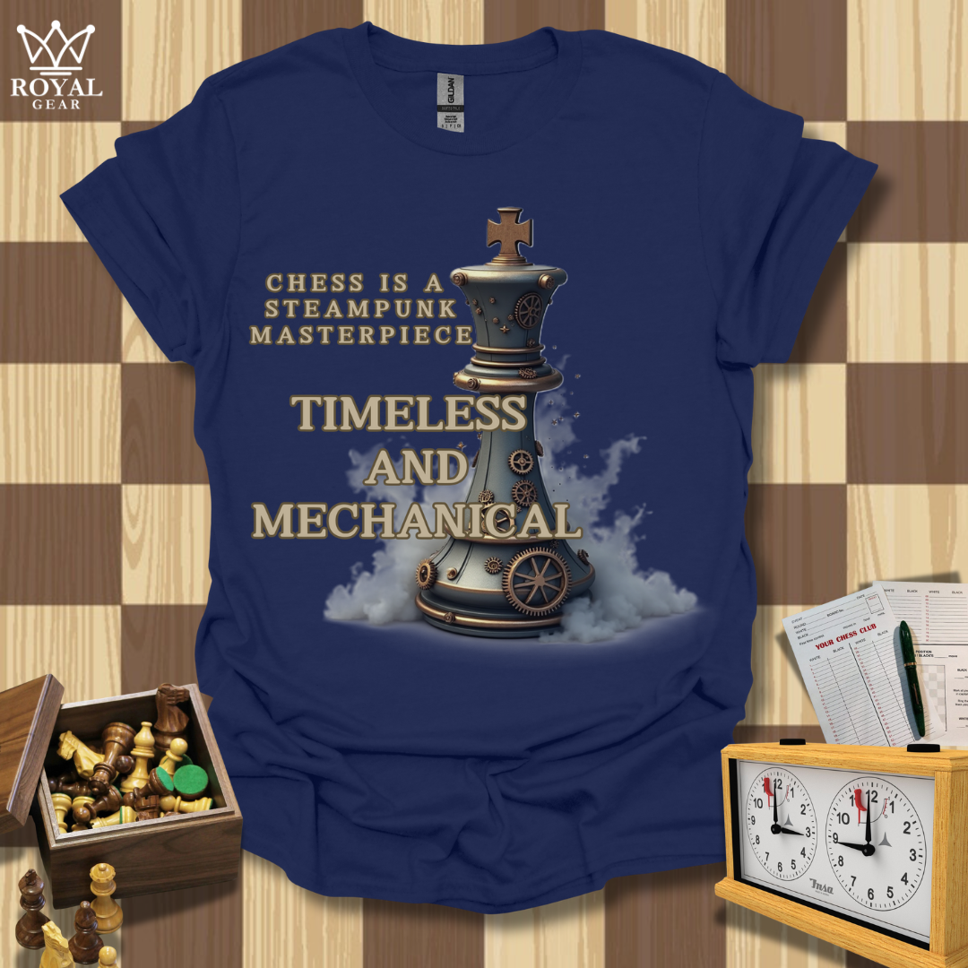 The Gilded Guardian Chess T-Shirt