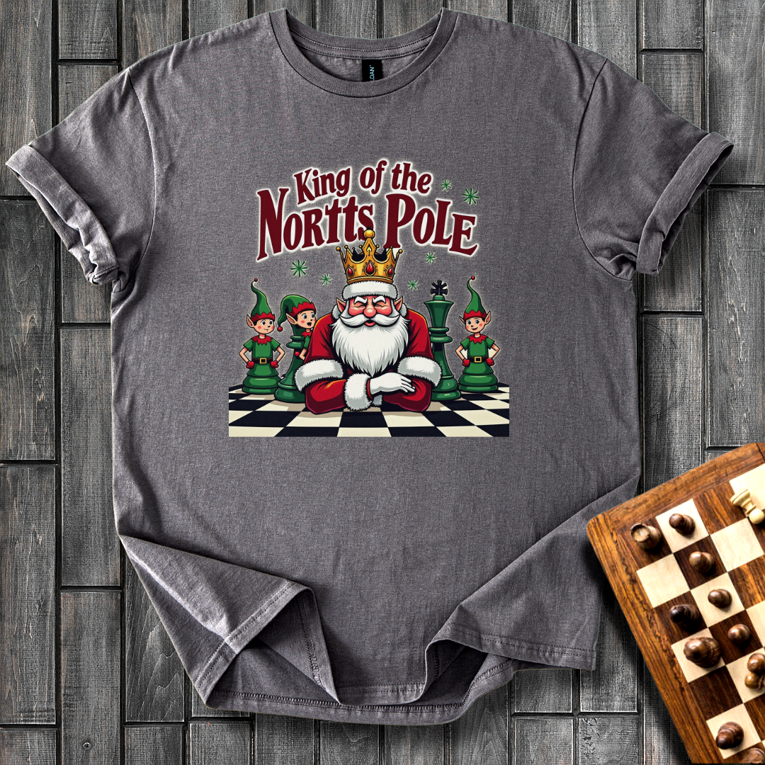 King of the Arctic Throne Chess T-Shirt