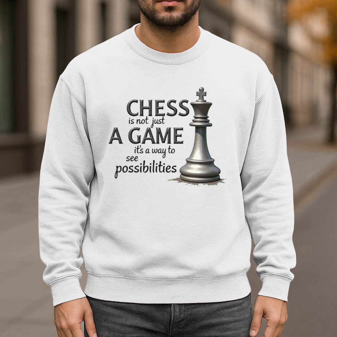 Chess Possibilities Garment-Dyed Sweatshirt