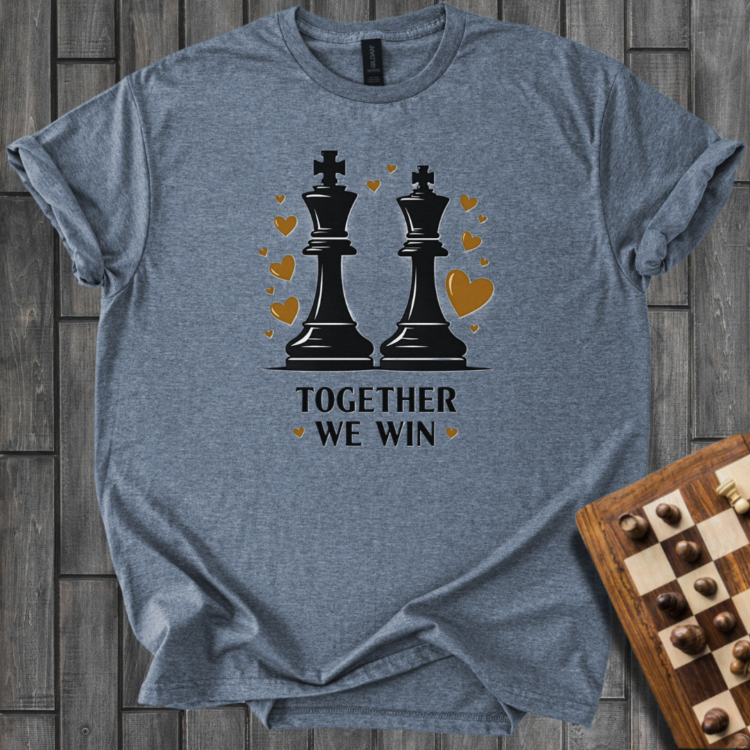 Together We Win Chess T-Shirt