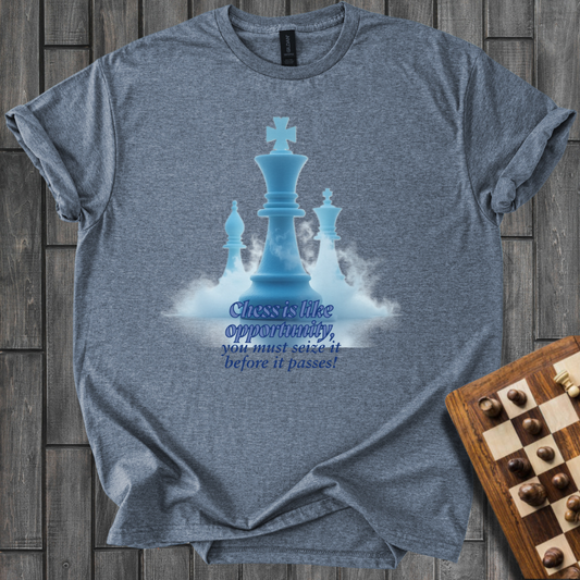 Shimmering Chivalry Chess T-Shirt