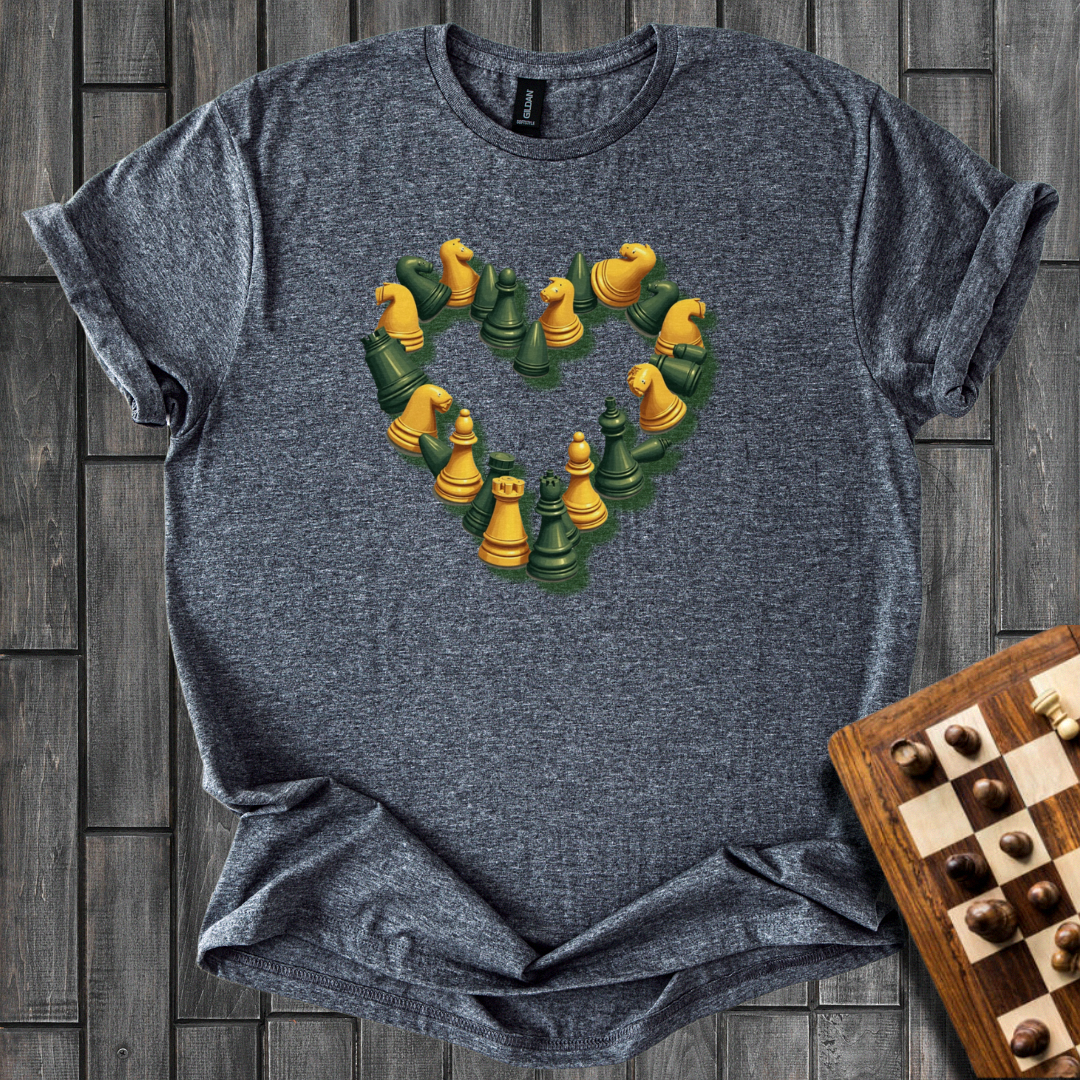 Heart Pieces Chess T-Shirt