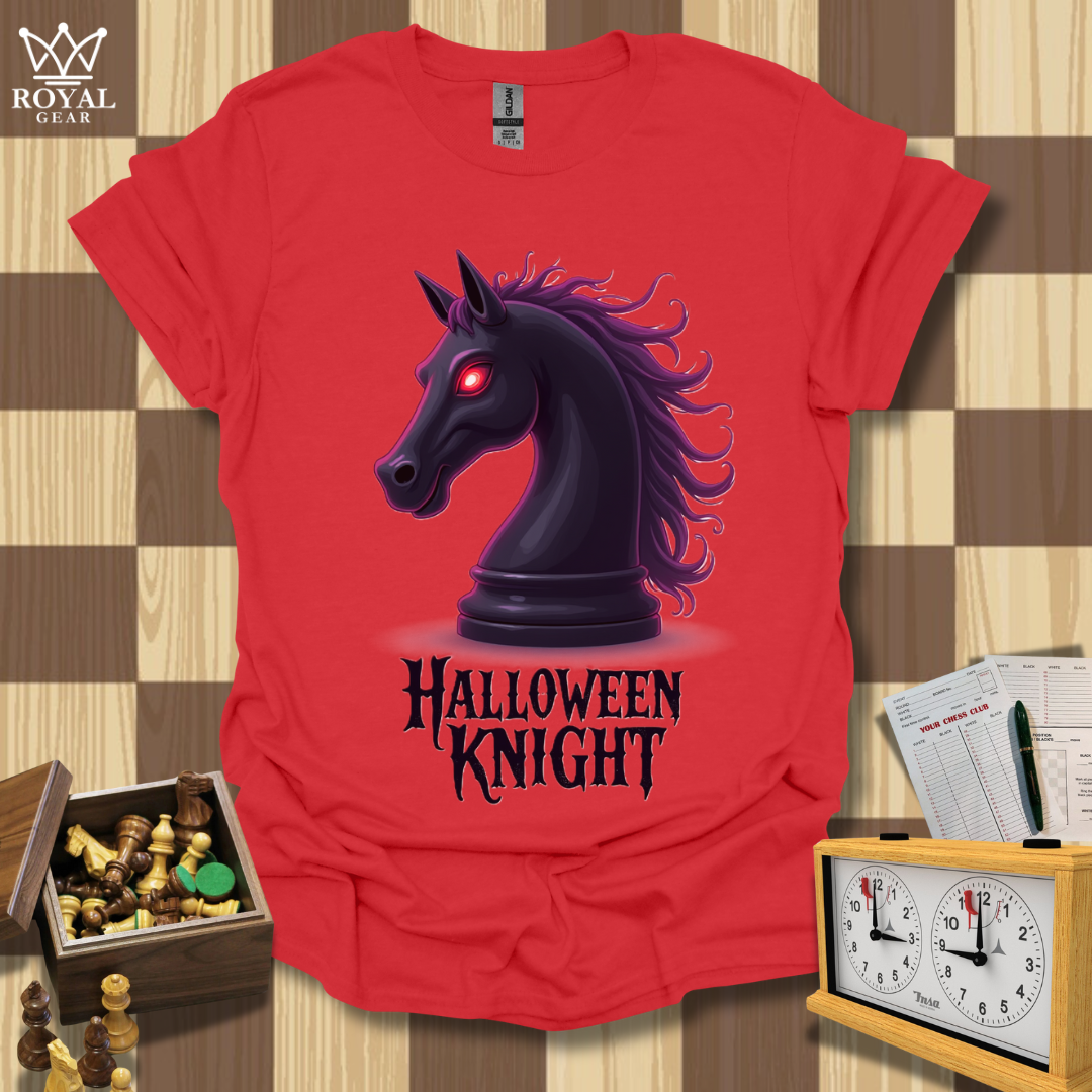 Halloween Knight Chess T-Shirt