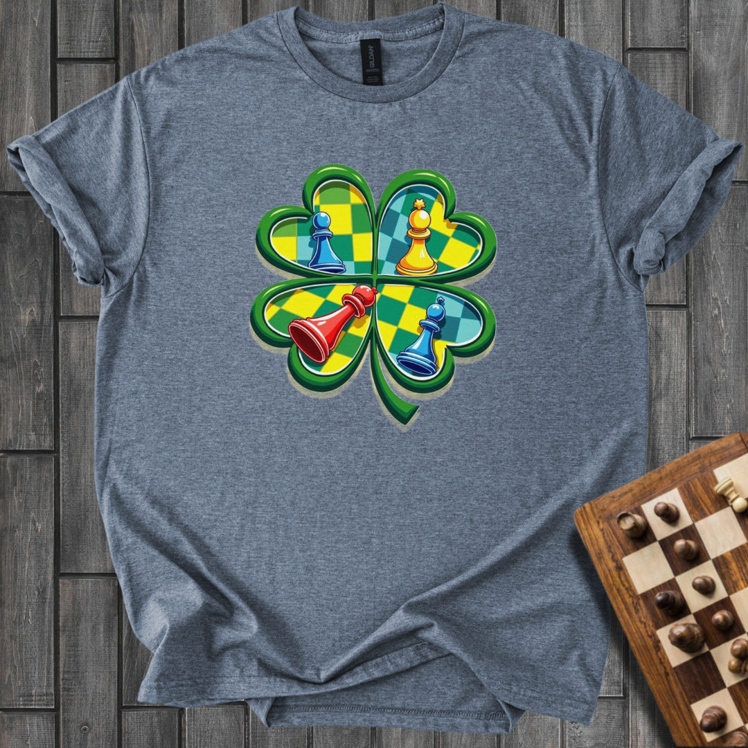 Lucky Chess Clover T-Shirt