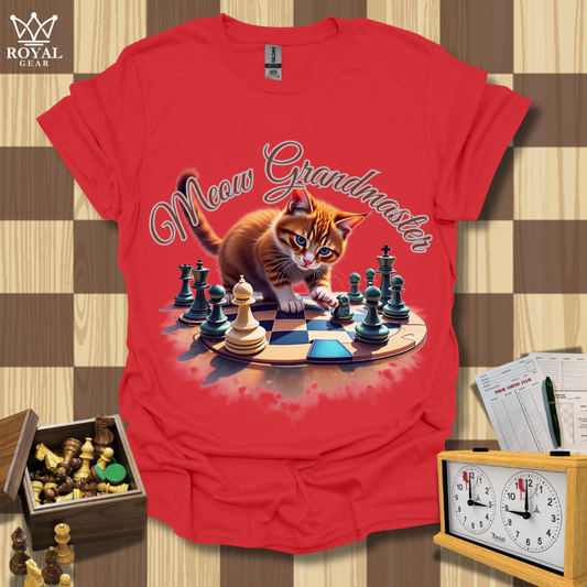 Meow Focus Chess T-Shirt