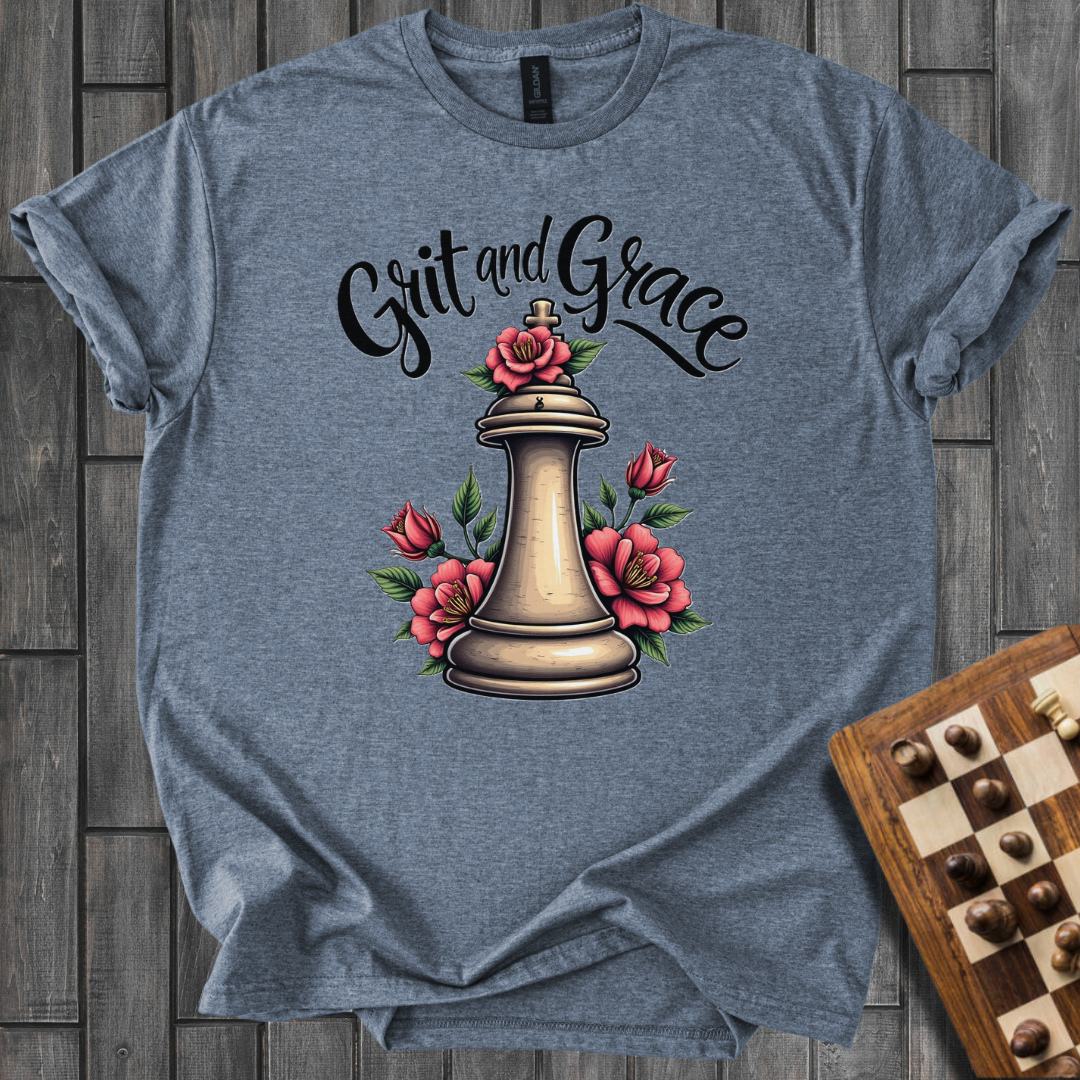 Blossoming Of The Queen Chess T-Shirt