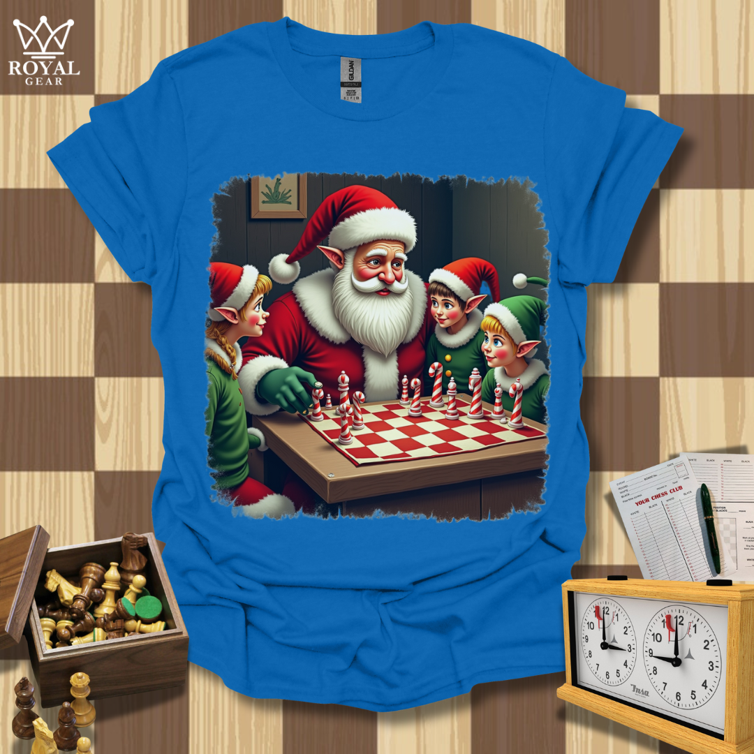 Santa Showdown Chess T-Shirt