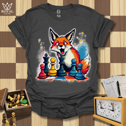 Foxy Strategist Chess T-Shirt