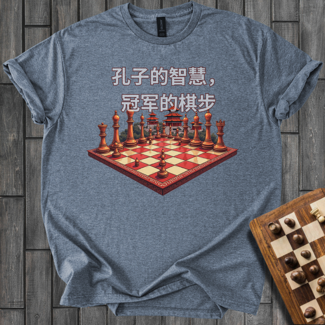 The Mind of Confucius Chess T-Shirt