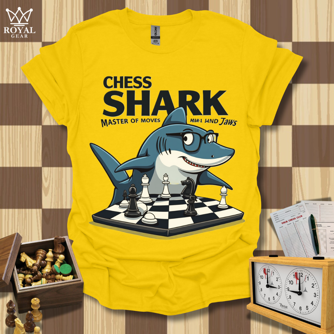 Shark Strategy Chess T-Shirt