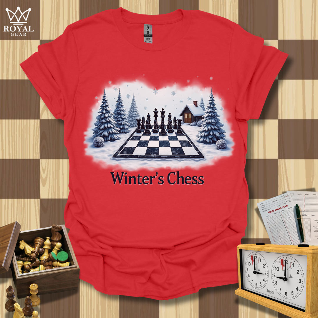 Winter Stage Setting Chess T-Shirt