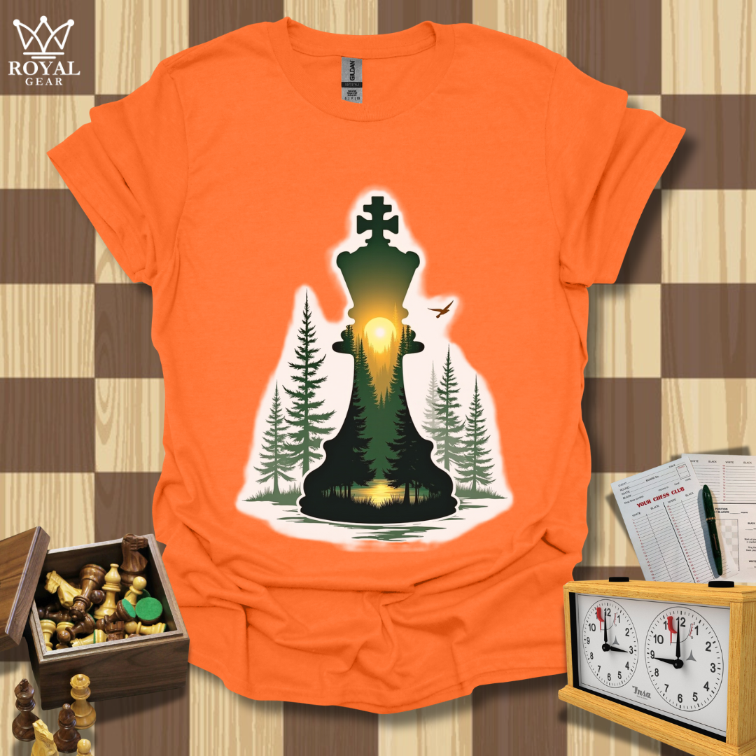 Majestic Dawn Chess King T-Shirt