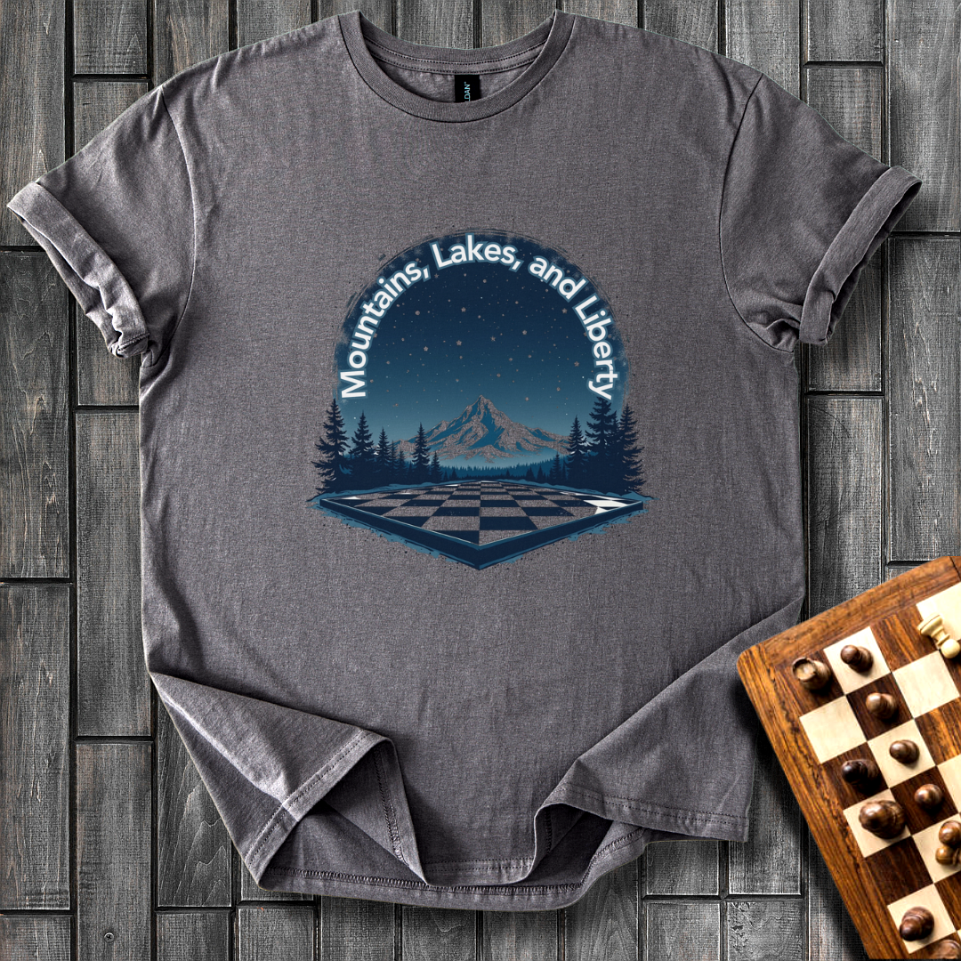 Mountains, Lakes, And Liberty T-Shirt