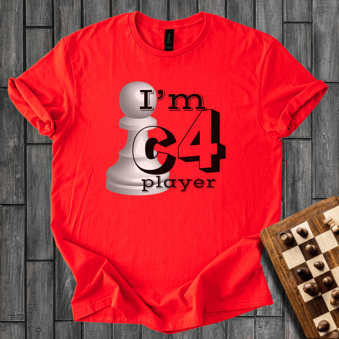 c4 Player Chess T-Shirt