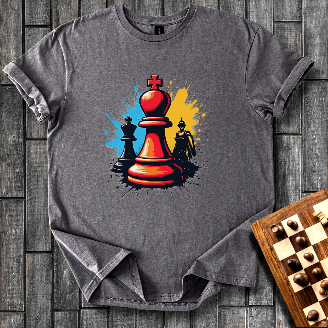 Vivid Chess Bishop T-Shirt