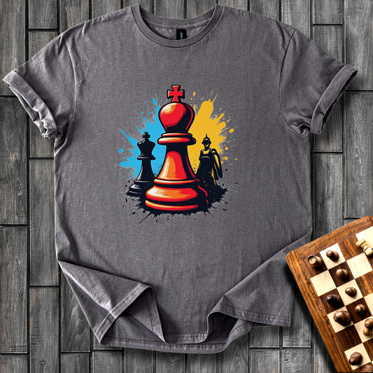 Vivid Chess Bishop T-Shirt