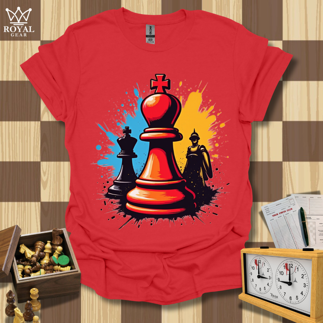 Vivid Chess Bishop T-Shirt