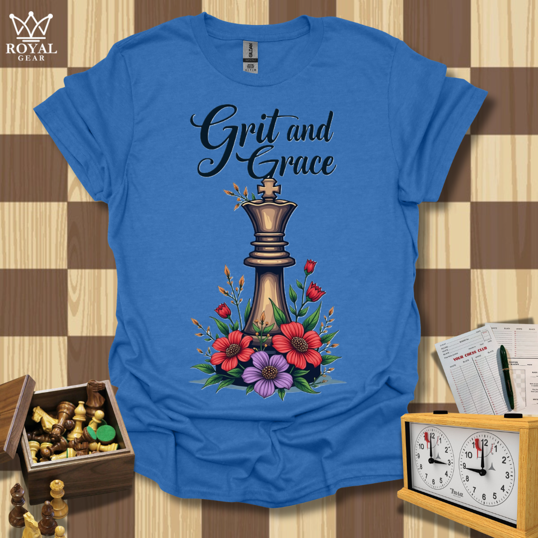 Queenly Elegance Chess T-Shirt