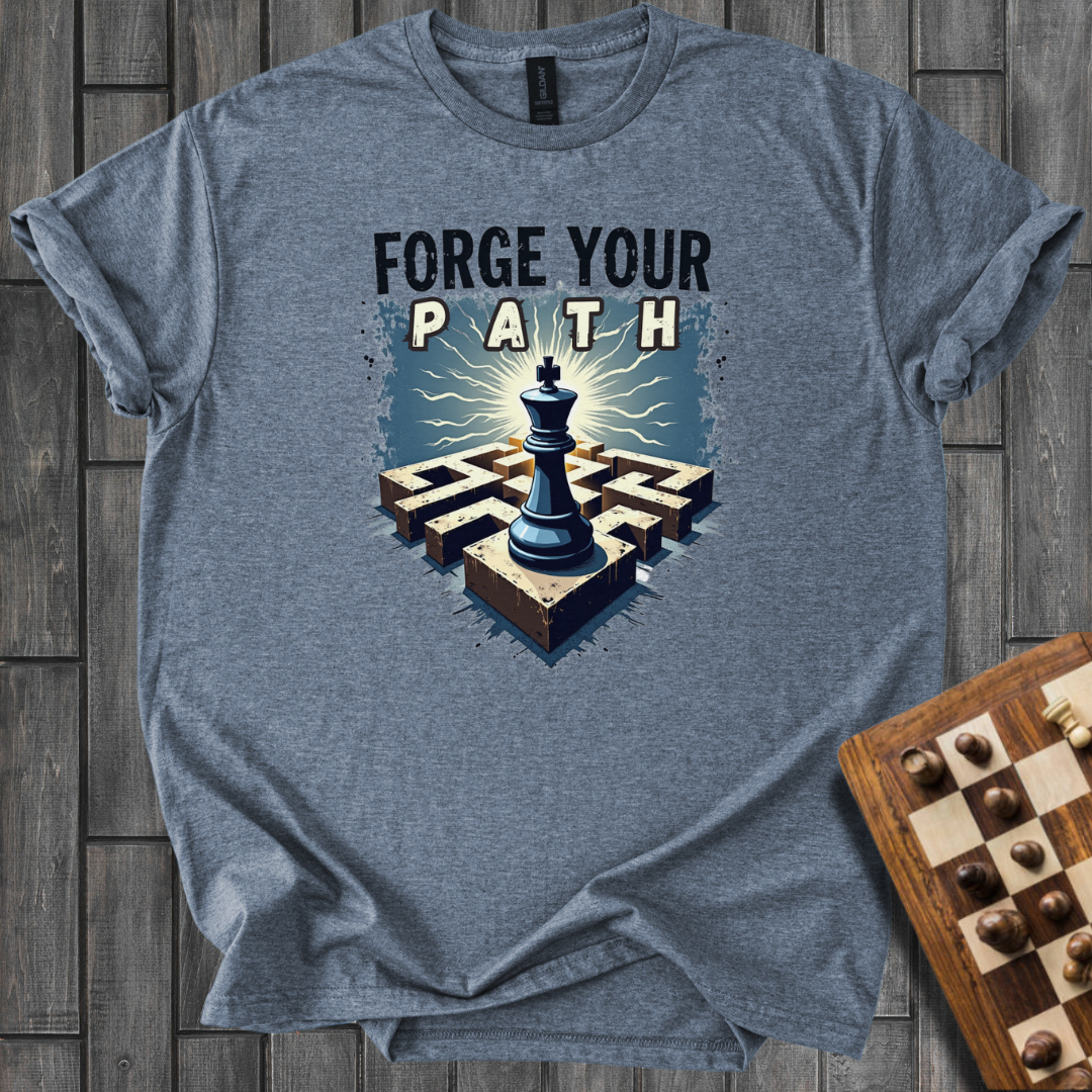 Forge Your Path Chess T-Shirt