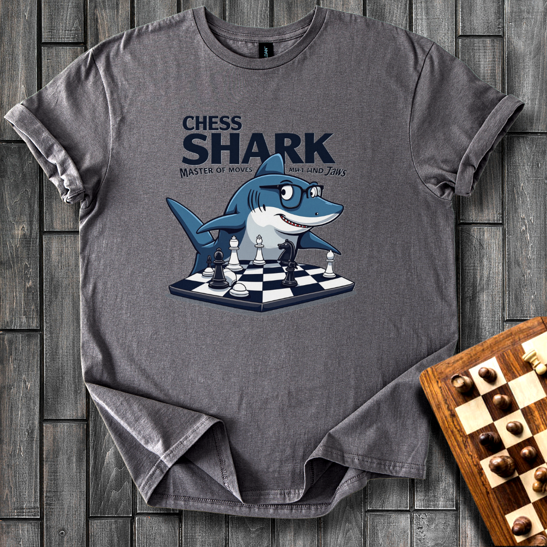 Shark Strategy Chess T-Shirt