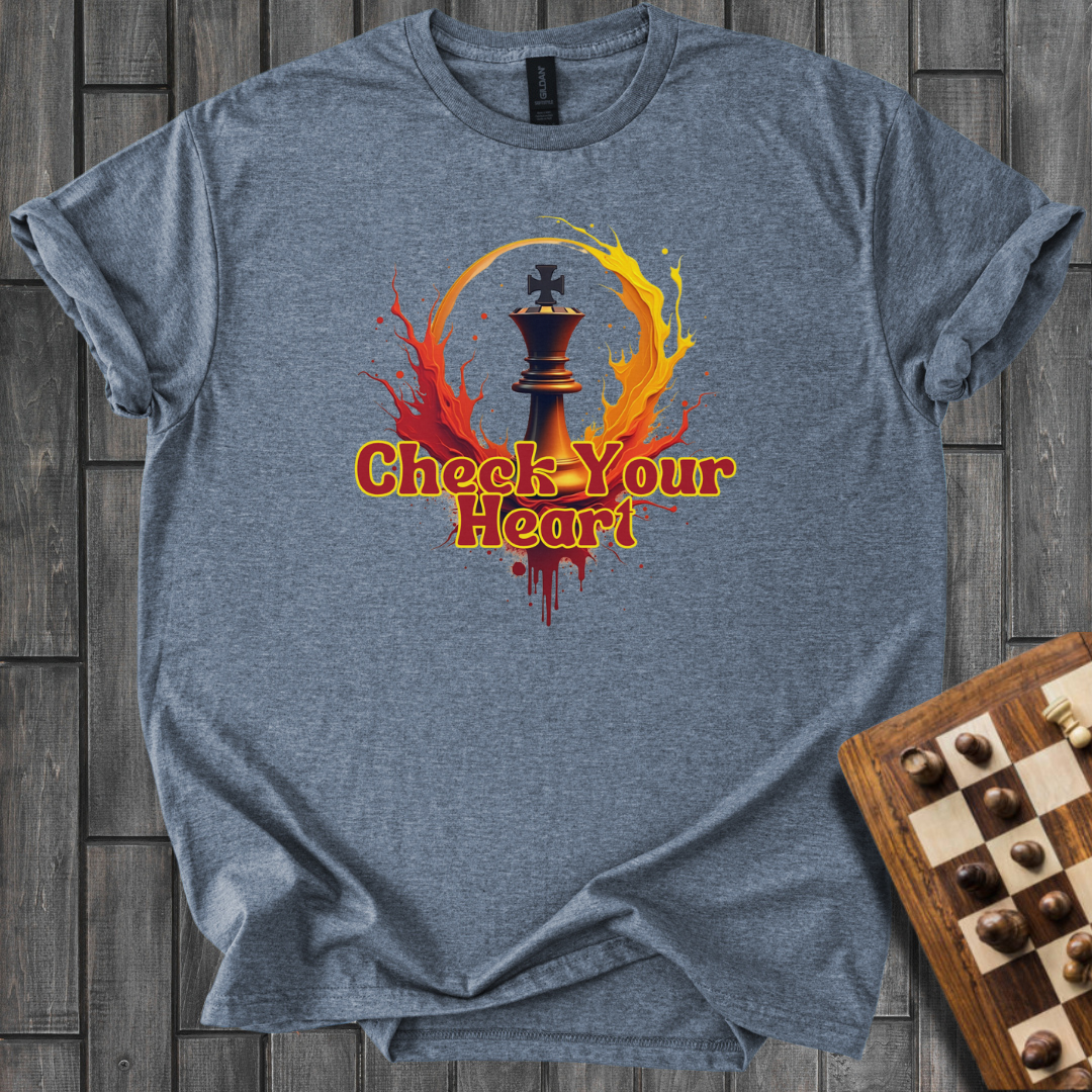 Check Your Heart Chess T-Shirt