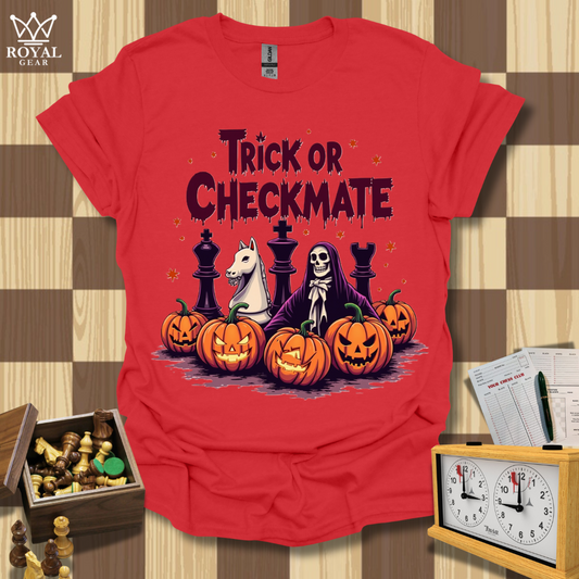 Checkered Horrors Chess T-Shirt