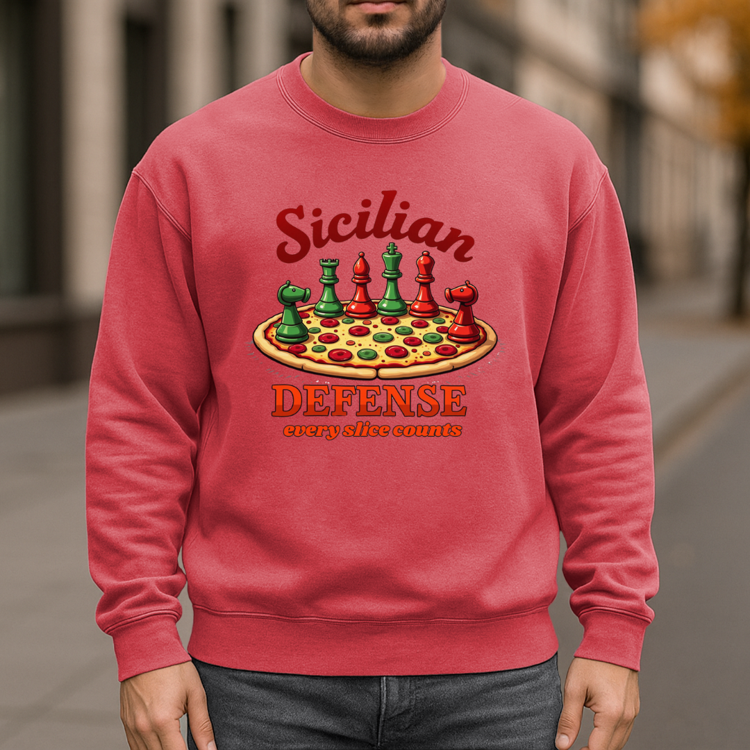 Sicilian Defense Garment-Dyed Sweatshirt