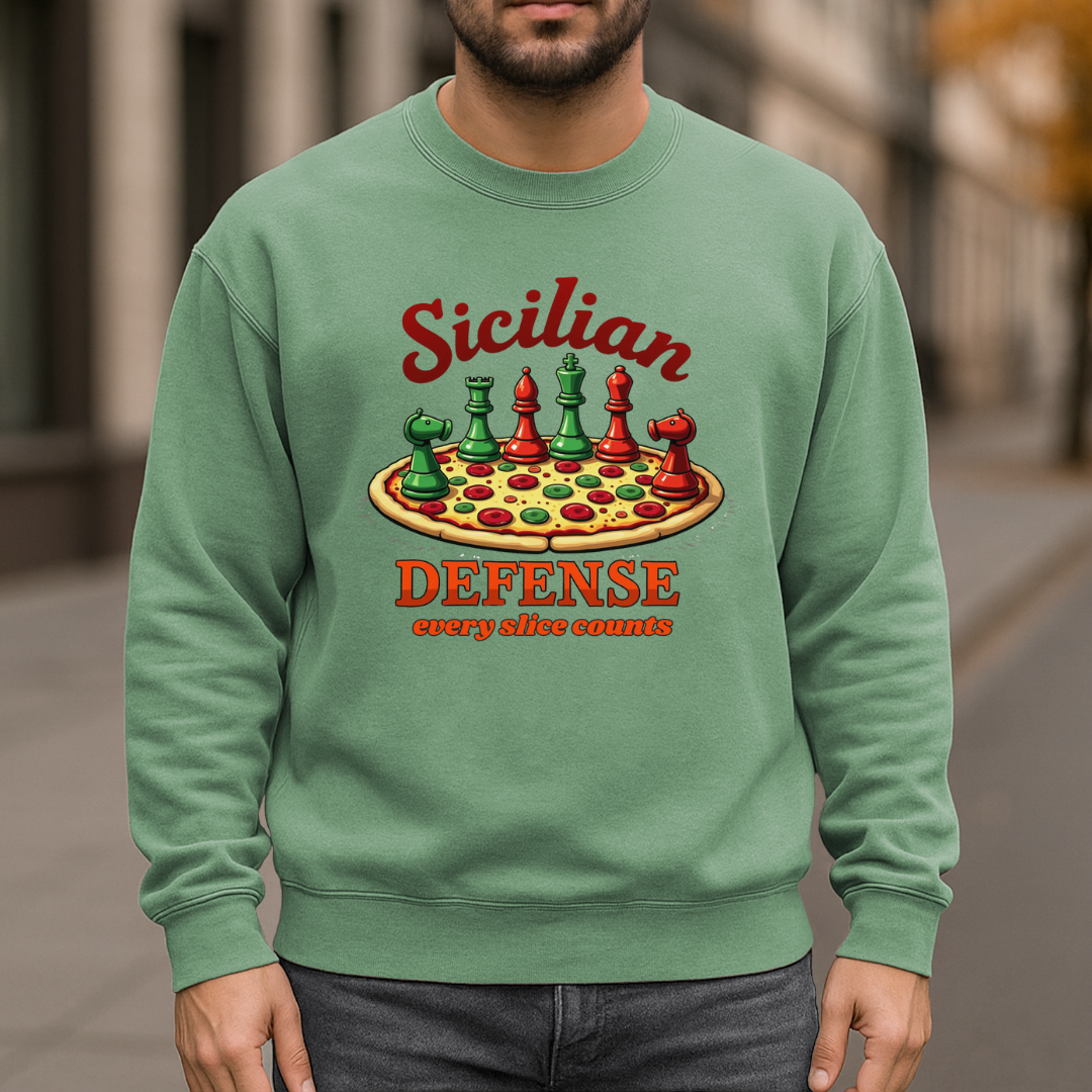 Sicilian Defense Garment-Dyed Sweatshirt