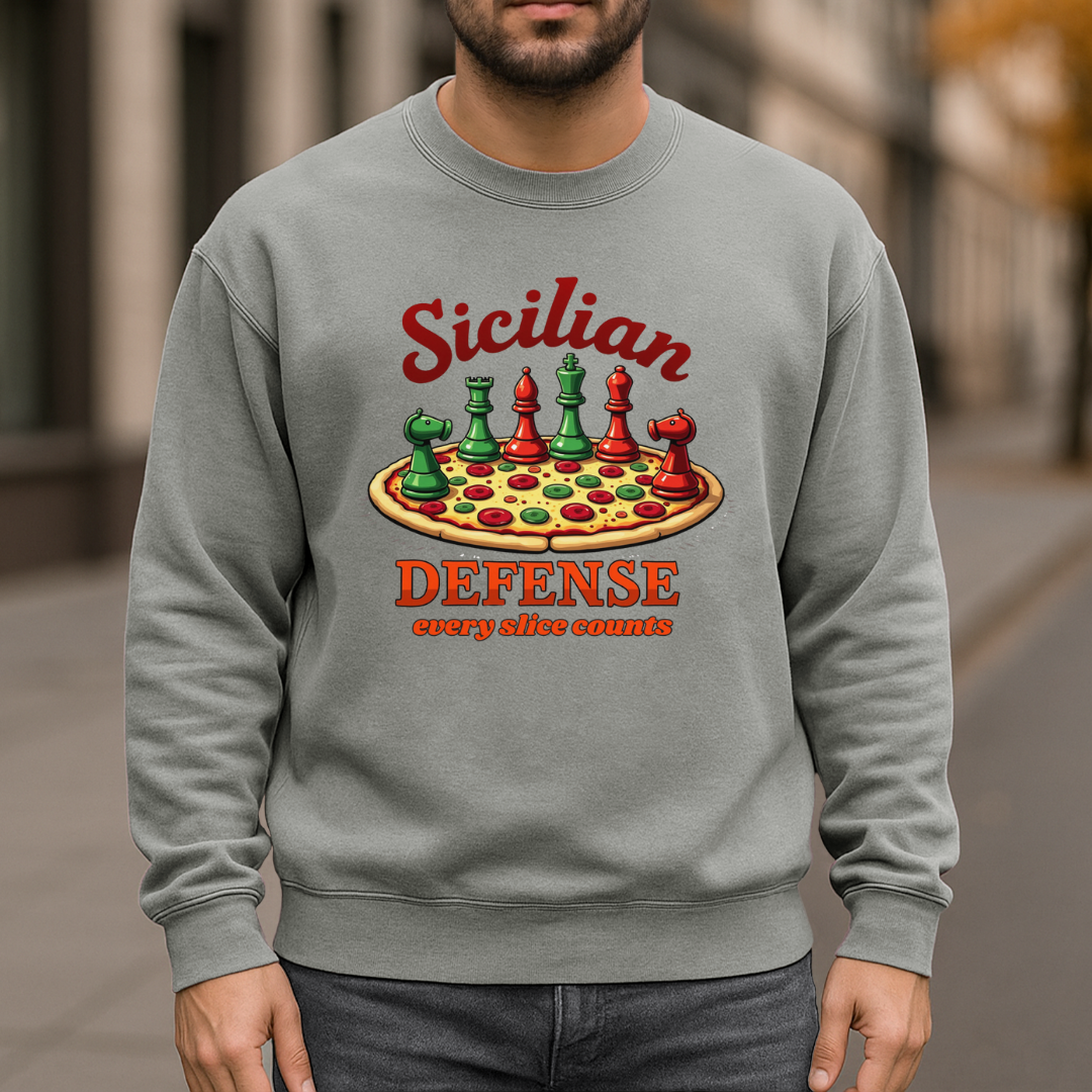Sicilian Defense Garment-Dyed Sweatshirt