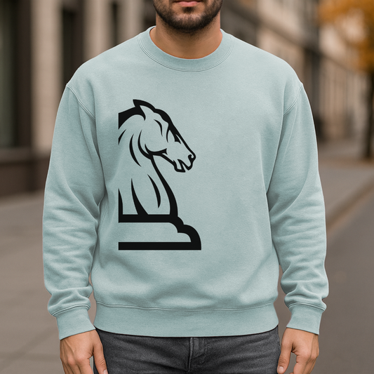 The Shape Of a Kniht Garment-Dyed Sweatshirt