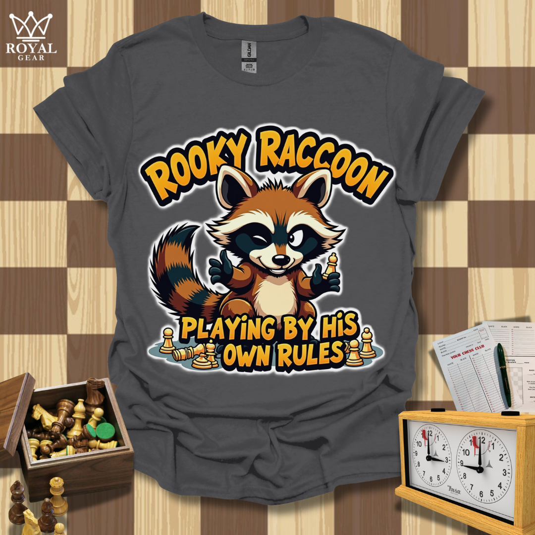 Rooky Raccoon Chess T-Shirt