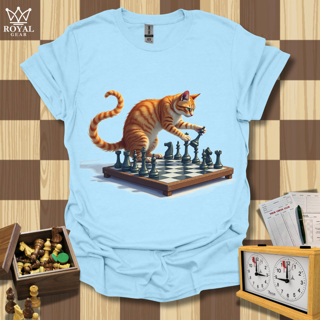 Cat Grandmaster Chess T-Shirt